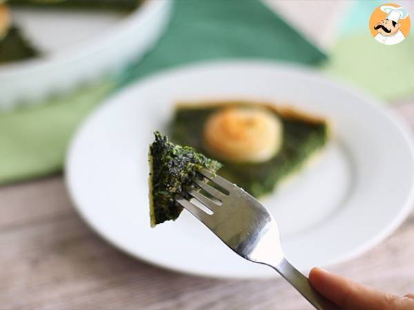 Quiche med spenat och getost - Beredning steg 5