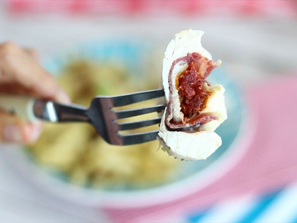 Kycklingballotiner med mozzarella - Beredning steg 6