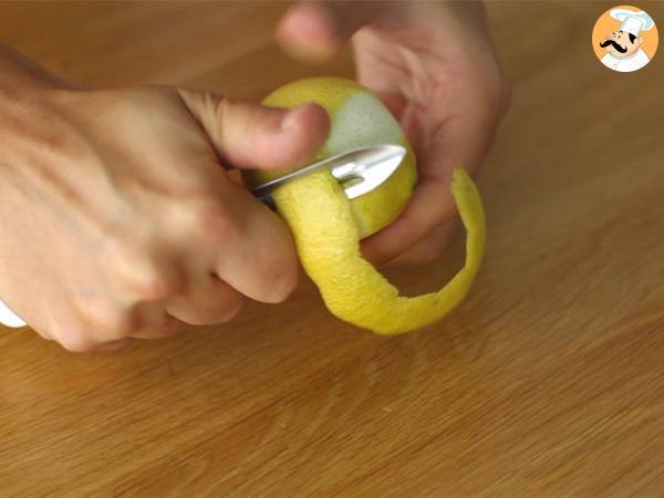 Enkel hemlagad limoncello - Beredning steg 1