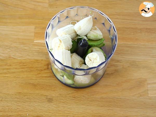 Veganska dessertkrämer - Choklad, banan och avokado - Beredning steg 1