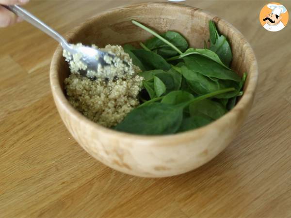 Buddha bowl med lax - Beredning steg 1