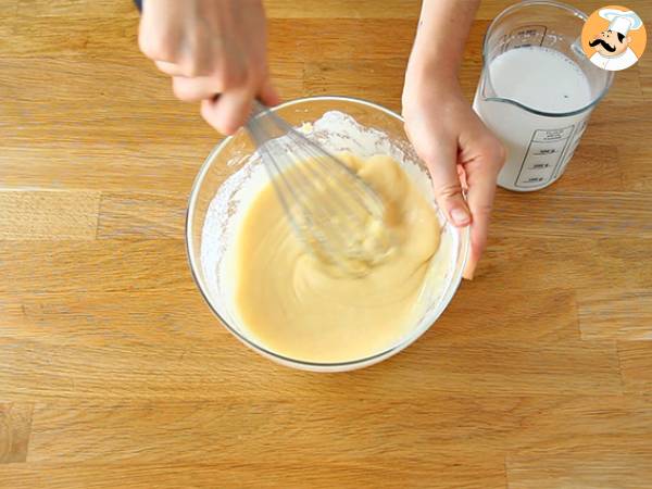 Glutenfritt och laktosfritt breton med växtmjölk - Beredning steg 2