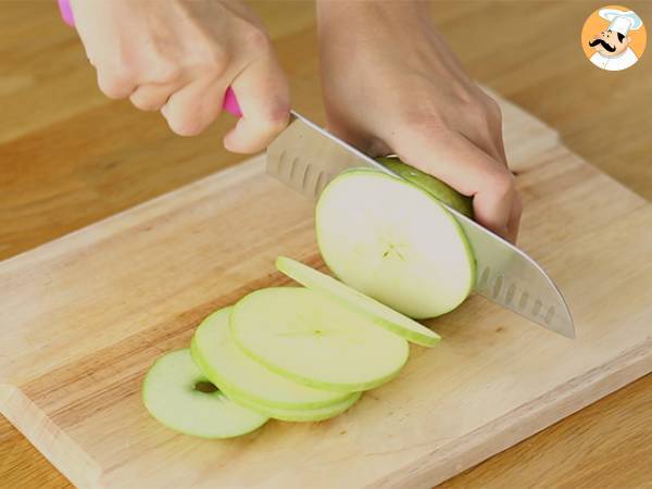 Lax mille feuille med grönt äpple - Beredning steg 1