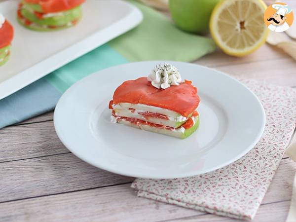 Lax mille feuille med grönt äpple - Beredning steg 6