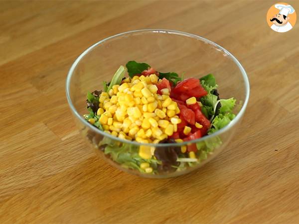 Landaise-sallad med foie gras (Périgord-sallad) - Beredning steg 1