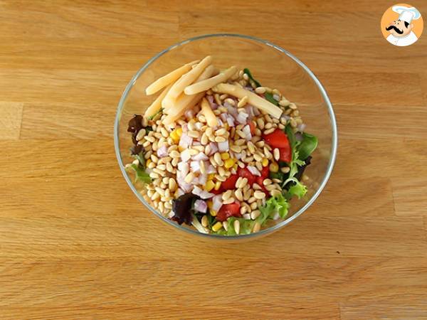 Landaise-sallad med foie gras (Périgord-sallad) - Beredning steg 2