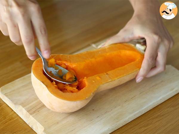Courgiflette - Butternut squash i tartiflette-stil - Beredning steg 1