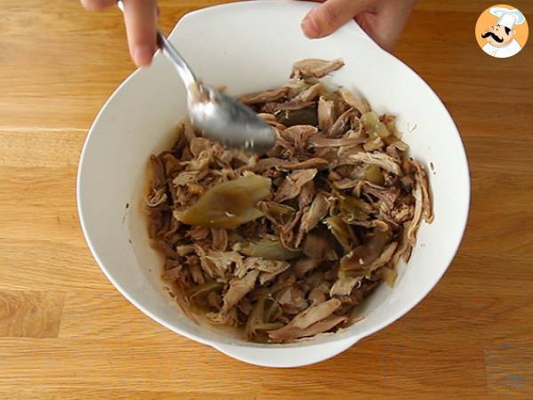 Pärlhönspaj med foie gras - Beredning steg 3