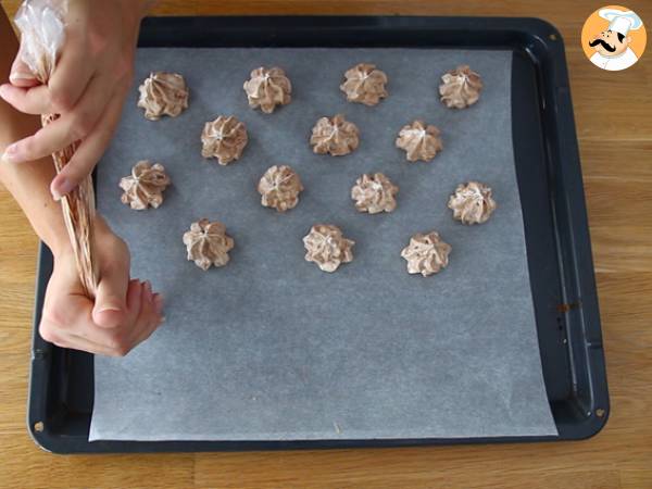 Maränger med Nutella - Beredning steg 3