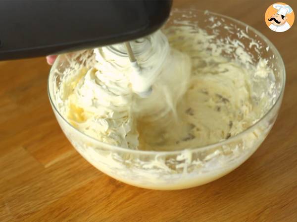 Crêpeblock med vit choklad och hallon - Beredning steg 8
