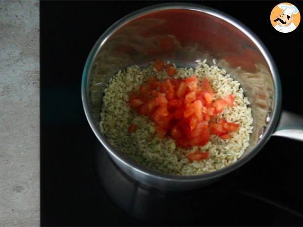 Risotto med pilgrimsmusslor och saffran - Beredning steg 1