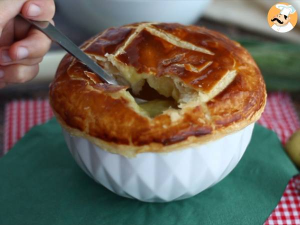 Smördegssoppa med purjolök och potatis - Beredning steg 8