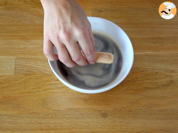 Tiramisu-logg (steg-för-steg-instruktioner) - Beredning steg 4