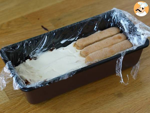 Tiramisu-logg (steg-för-steg-instruktioner) - Beredning steg 6