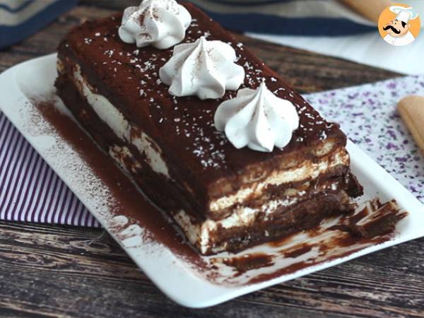 Tiramisu-logg (steg-för-steg-instruktioner) - Beredning steg 9
