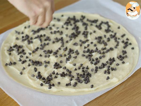 Solskenspaj med vanilj och choklad - Beredning steg 4