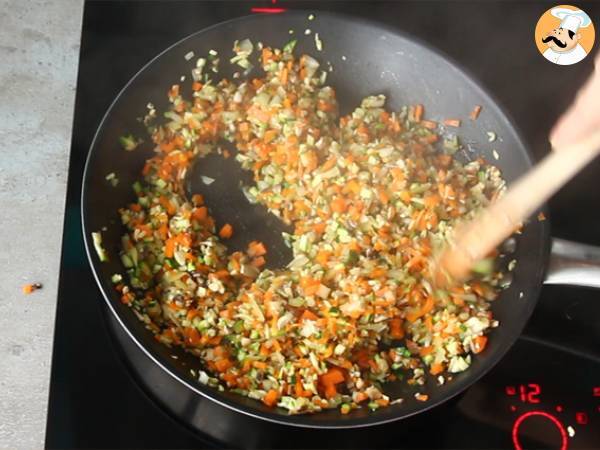 Banh Bao, små ångkokta bullar - Beredning steg 4
