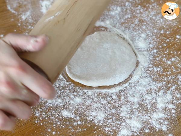 Banh Bao, små ångkokta bullar - Beredning steg 8