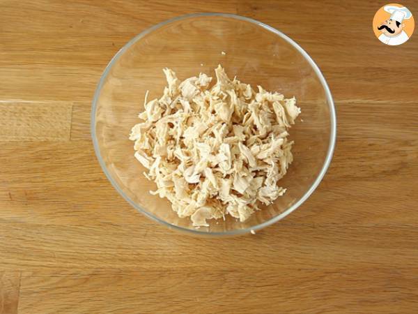 Coxinhas (brasilianska kycklingkroketter) - Beredning steg 4