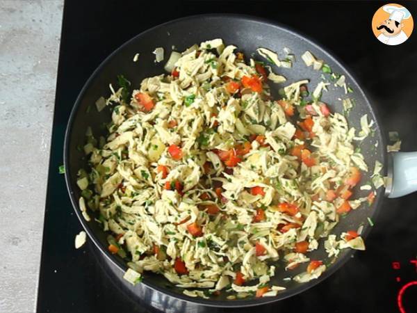 Coxinhas (brasilianska kycklingkroketter) - Beredning steg 6