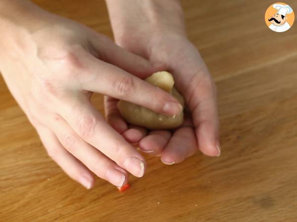 Coxinhas (brasilianska kycklingkroketter) - Beredning steg 8