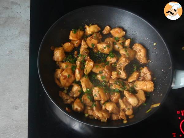Kyckling med ingefära och citrongräs - Beredning steg 4