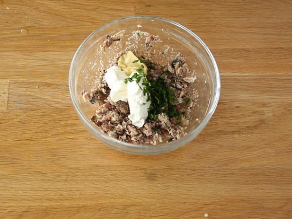 Snabba och enkla sardinrilletter - Beredning steg 3