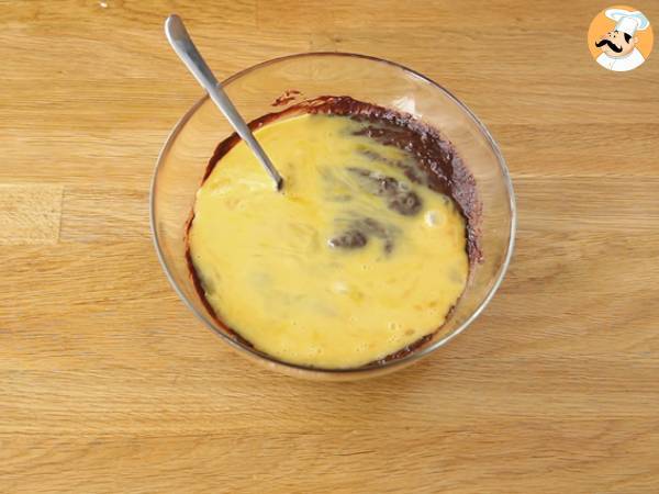 Fondant med choklad och röda bönor - Glutenfri / Laktosfri - Beredning steg 3