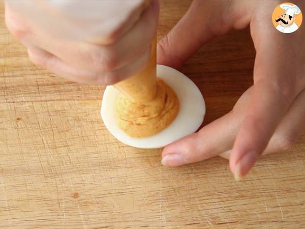 Mimosa-ägg, i 4 olika varianter - Beredning steg 8