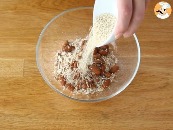 Müsli, hemlagat granola - Beredning steg 1