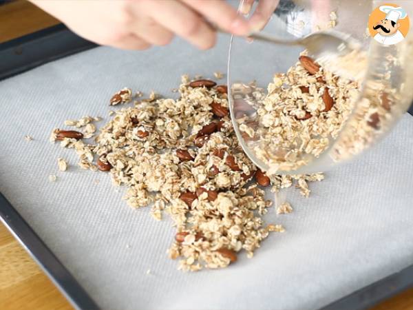 Müsli, hemlagat granola - Beredning steg 3