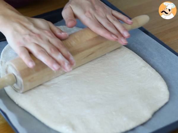 Focaccia, italienskt bröd med rosmarin - Beredning steg 3