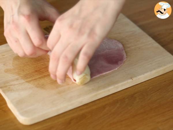 Gratinerade endiver med skinka - Beredning steg 2