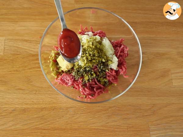 Tartar av nötkött - Beredning steg 2