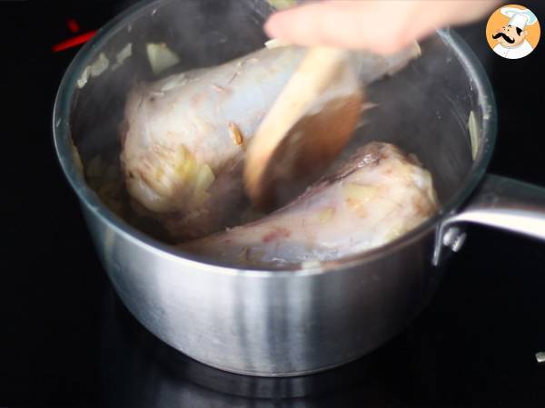 Confiterad lammstek med honung och timjan - Beredning steg 2