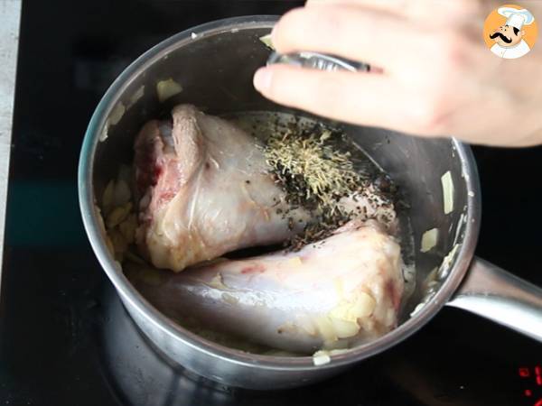 Confiterad lammstek med honung och timjan - Beredning steg 3
