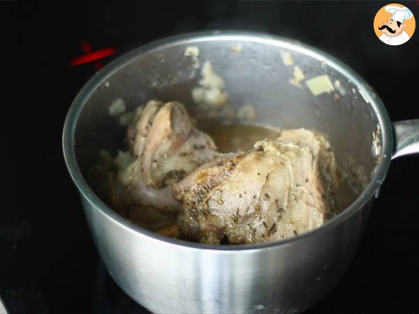 Confiterad lammstek med honung och timjan - Beredning steg 4