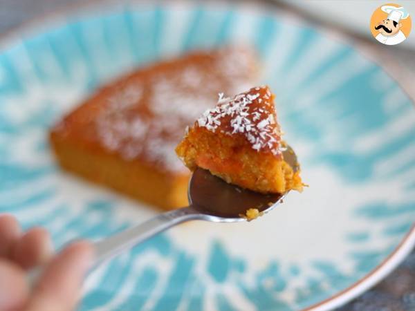 Fondanttårta med sötpotatis och kokos - Beredning steg 6