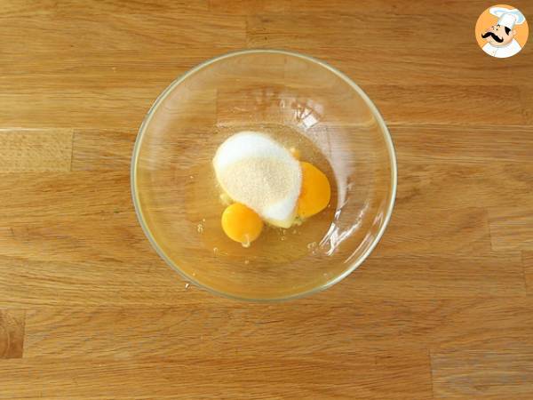 Gratäng med aprikoser och kokosnöt - Beredning steg 2