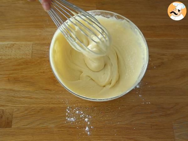 Aprikos- och mascarponekaka - Beredning steg 2
