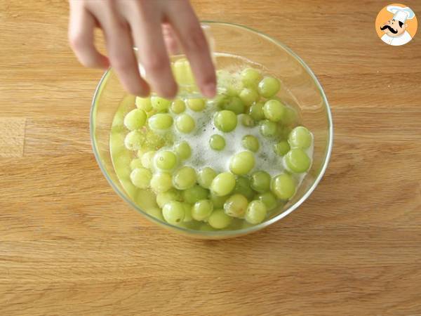 Vindruvor med Prosecco - Beredning steg 2