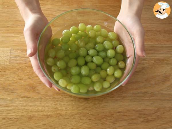 Vindruvor med Prosecco - Beredning steg 3