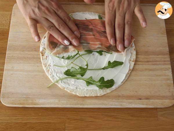 Kvartett av aperitifer med torkat kött - Beredning steg 9
