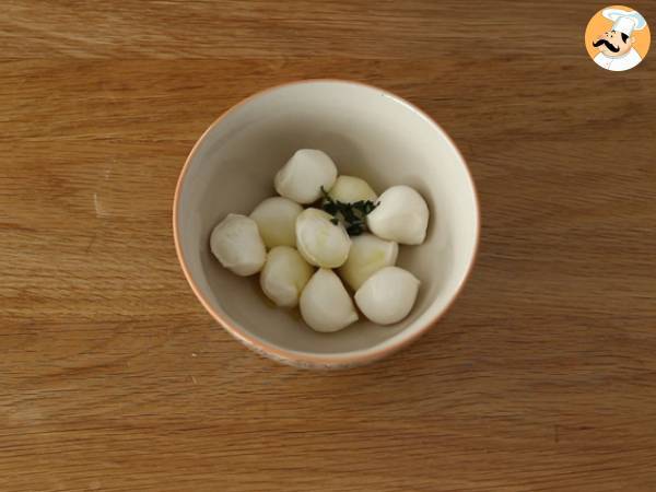 Kvartett av aperitifer med torkat kött - Beredning steg 11