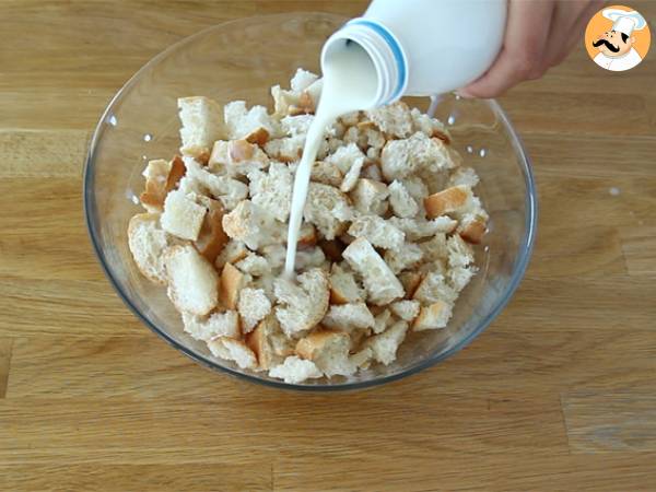 Brödpudding (snabb och enkel) - Beredning steg 1