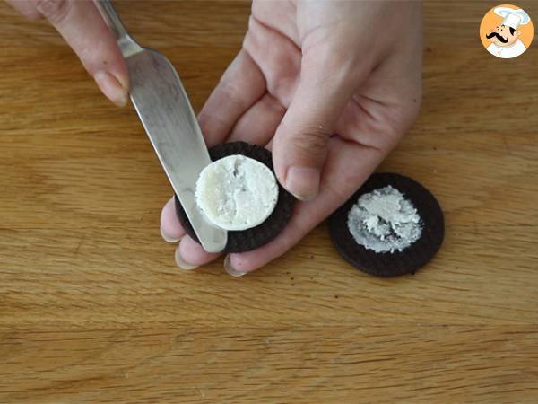 Oreo kextryfflar - Beredning steg 1