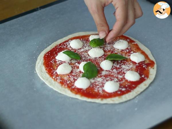 Pizza tortilla express - Beredning steg 3