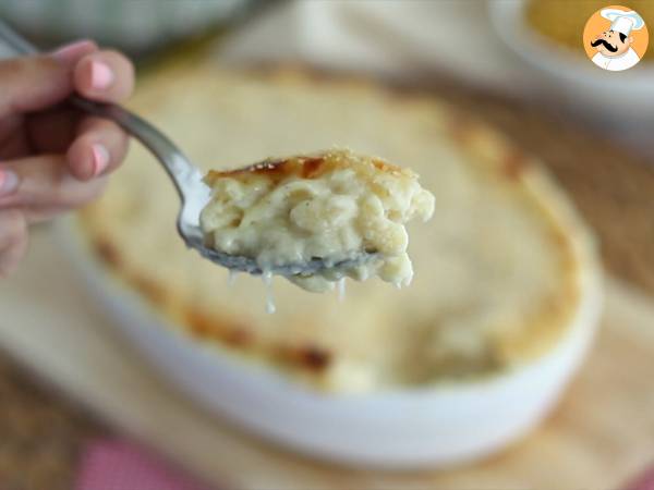 Mac and cheese, den amerikanska pastagratängen - Beredning steg 7