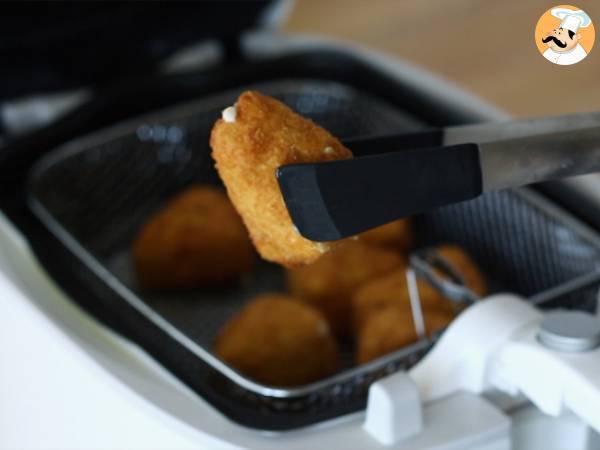 Panerad camembert, smältande och krispig - Beredning steg 5