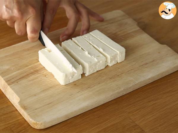 Fetaoststavar med sesam - Beredning steg 1